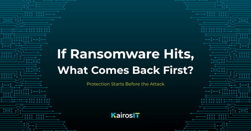 Ransomware Protection: Why Backup Alone Is Not a Recovery Strategy